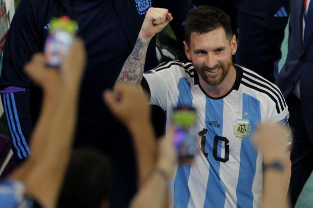 Lionel Messi anotó en su quinto mundial consecutivo (Foto: Odd ANDERSEN / AFP)