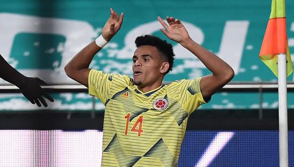 Gol de Luis Díaz para el 1-0 de Colombia vs. Bolivia por Eliminatorias. (Foto: AFP)