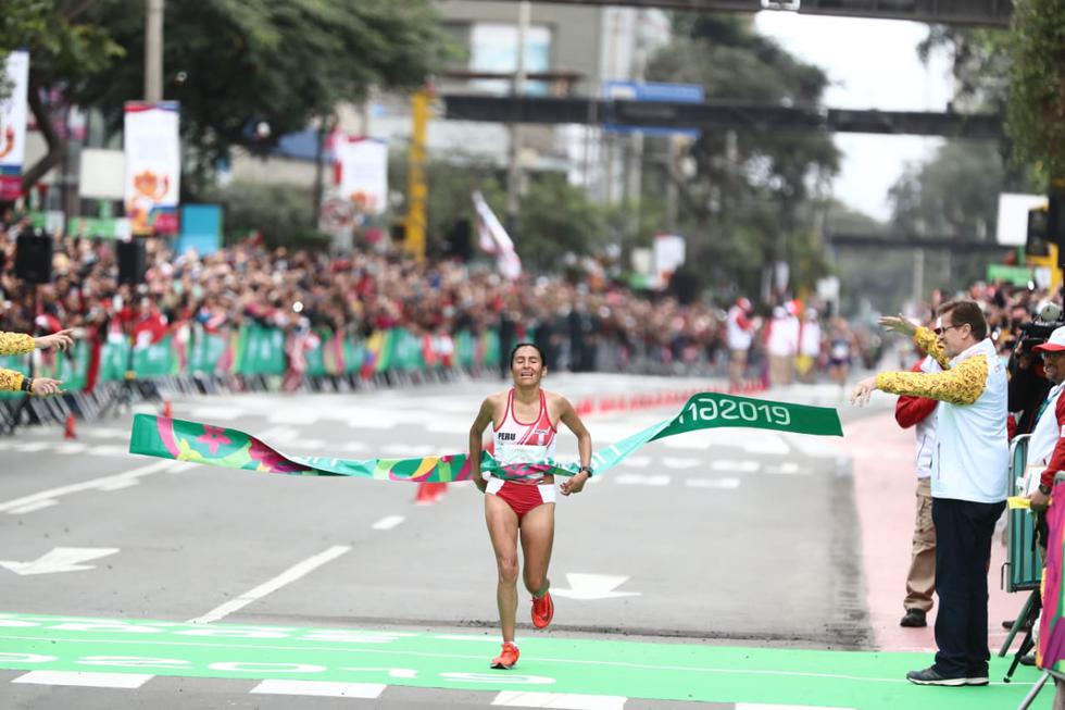 Gladys Tejeda ganó el oro en la Maratón de los Panamericanos 2019. Foto: Giancarlo Ávila