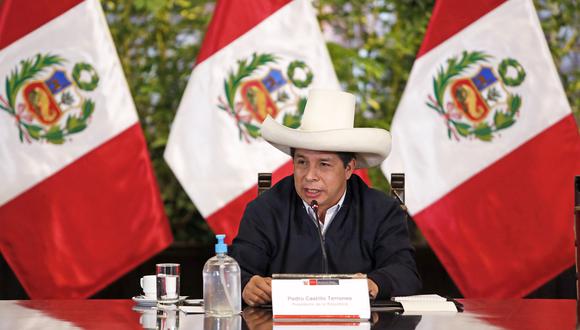 El presidente Castillo dio el anuncio durante su participación en la clausura del Año Electivo de la Academia Diplomática del Perú. Foto: Presidencia Perú/referencial