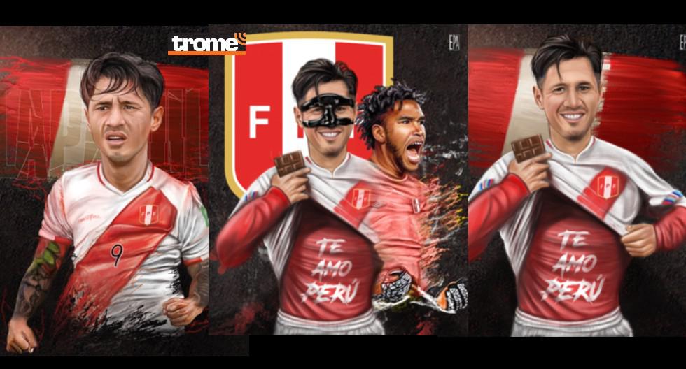 Joven hincha ha retratado digitalmente a Gianluca Lapadula y otros jugadores de nuestra selección. (Trome / Isabel Medina)