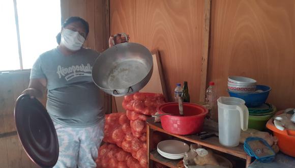 Ladrones robaron víveres y utensilios de cocina de la olla común ‘Barrio Seguro’, en San Juan de Lurigancho. (fotos: Mónica Rochabrum/Trome)