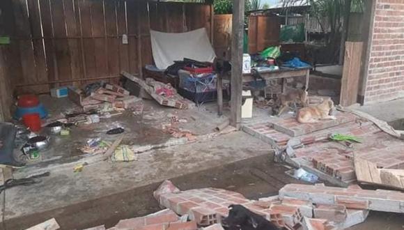 El sismo causó daños materiales en tres provincias de la región Amazonas. (Foto: Esfera Radio de Amazonas)