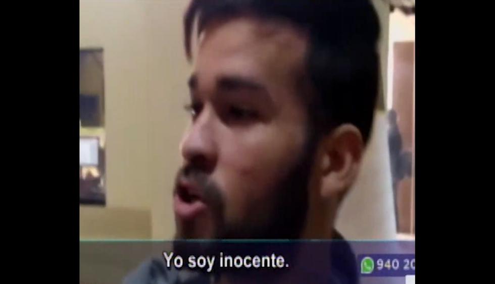 Alexander Salazar 'el cuartelero' dice ser inocente y que lo amenazan peruanos y venezolanos