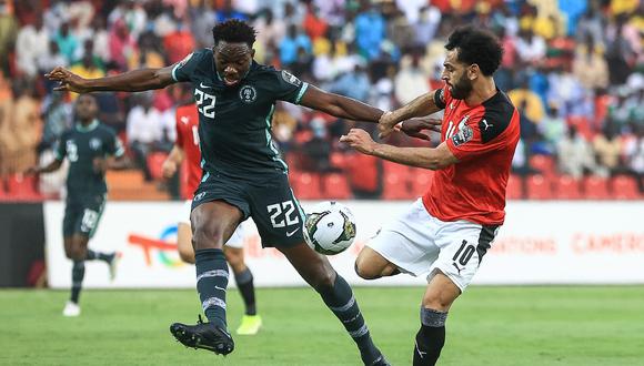 Nigeria derrotó a Egipto por la Copa Africana de Naciones. Foto: AFP.