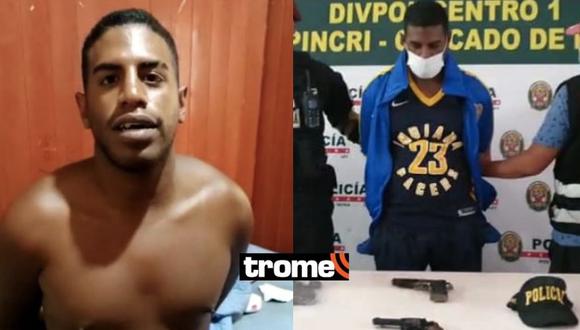 Cercado de Lima: Atrapan a futbolista de Lima Norte con drogas, revólver, manopla y gorra de Policía