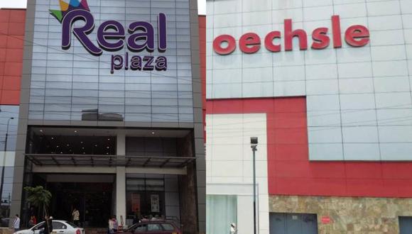 Indecopi multa a Real Plaza y Oechsle. (Foto: composición)