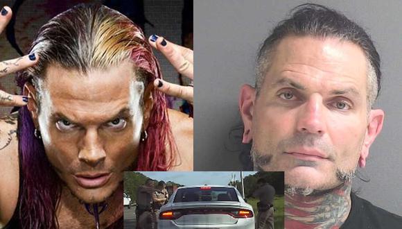 Jeff Hardy fue nuevamente arrestado por conducir en estado de ebriedad. Foto: Composición.