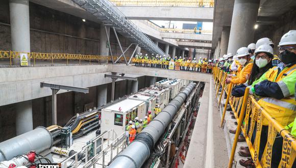 Con 'Micaela' inician trabajos de excavación hacia el Callao para el primer tren subterráneo de Lima.