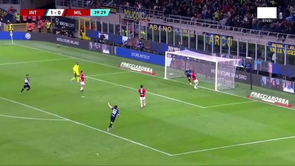 Lautaro Martínez anota el 2-0 en la Copa Italia  (Video: YouTube)