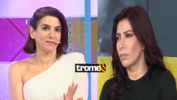 Gigi Mitre y Milena Zárate discuten fuertemente por caso de ilegalidad en su familia. Foto: Captura Willax TV.