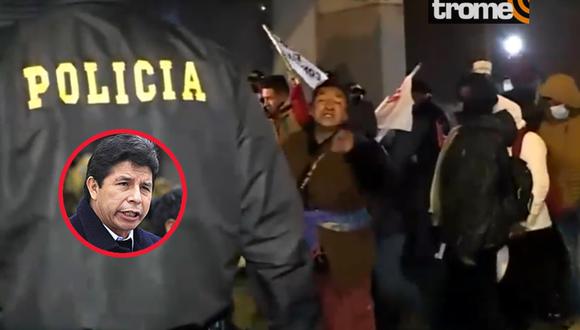 Simpatizantes de Pedro Castillo fueron desalojados de Abancay. Foto: Captura América TV.