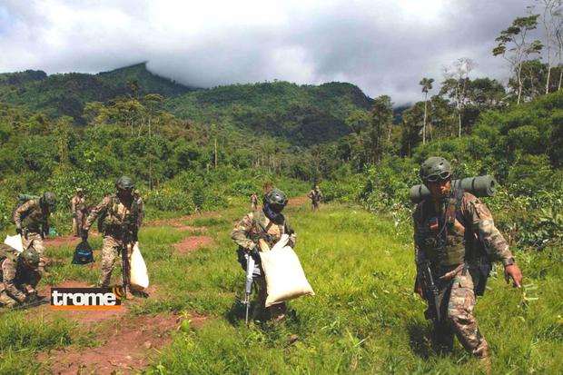 Ejército peruano combate, sin tregua, al terrismo en la selva del Perú  (Foto: EFE)