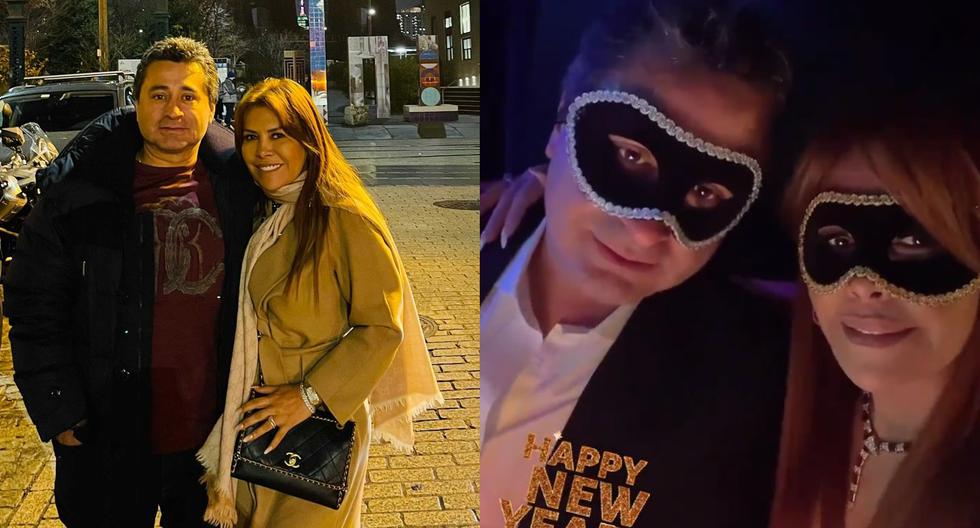 Magaly Medina y su esposo Alfredo Zambrano pasaron Año Nuevo en España. (Instagram)