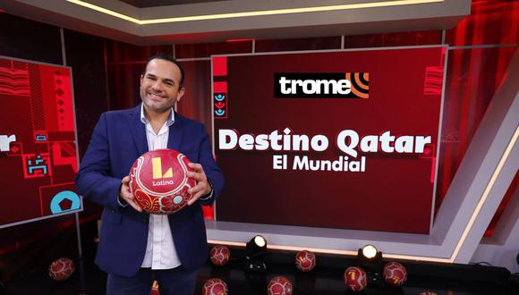 Coki Gonzáles conduce, de lunes a viernes, 'Destino Qatar', para ir calentando la pantalla rumbo al Mundial