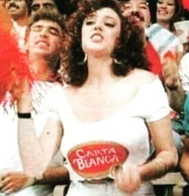 La primera novia del mundial apareció en el Mundial de 1986 (Foto: Especial)