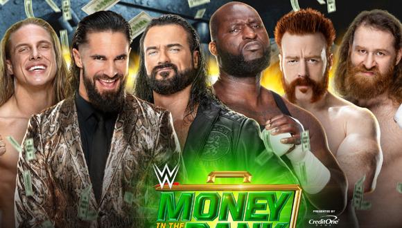 Siete superestrellas competirán por el Maletín con dinero en el Banco. (WWE Money in the Bank)