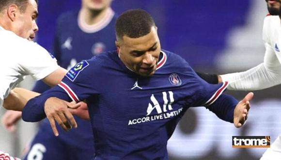 París Saint-Germain empató 1-1 con Olympique de Lyon en la Ligue 1. (Foto: REUTERS)