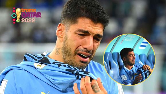 Luis Suárez no pudo contener la lágrimas tras eliminación de Uruguay  (Foto: Getty Images)