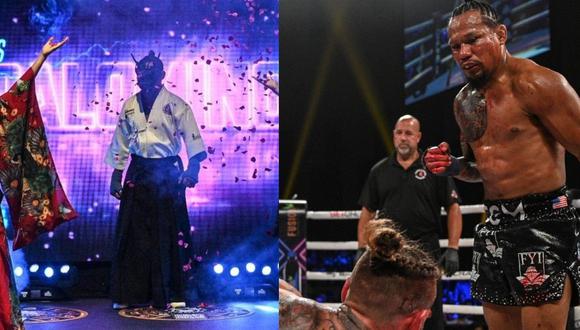 Impresionante entrada al ring de Luis Baboon Palomino, que retuvo su título del BKFC. ( Bare Knuckle Fighting Championship)