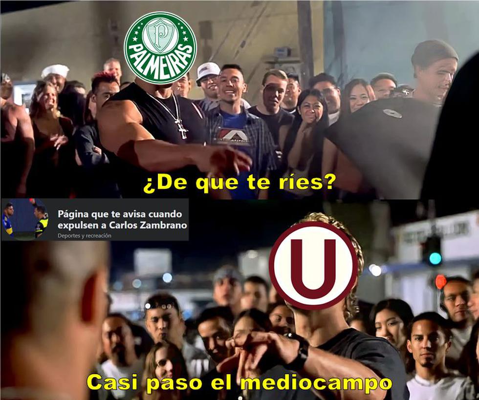 Los memes del partido Universitario - Palmeiras no tardaron en inundar las redes.