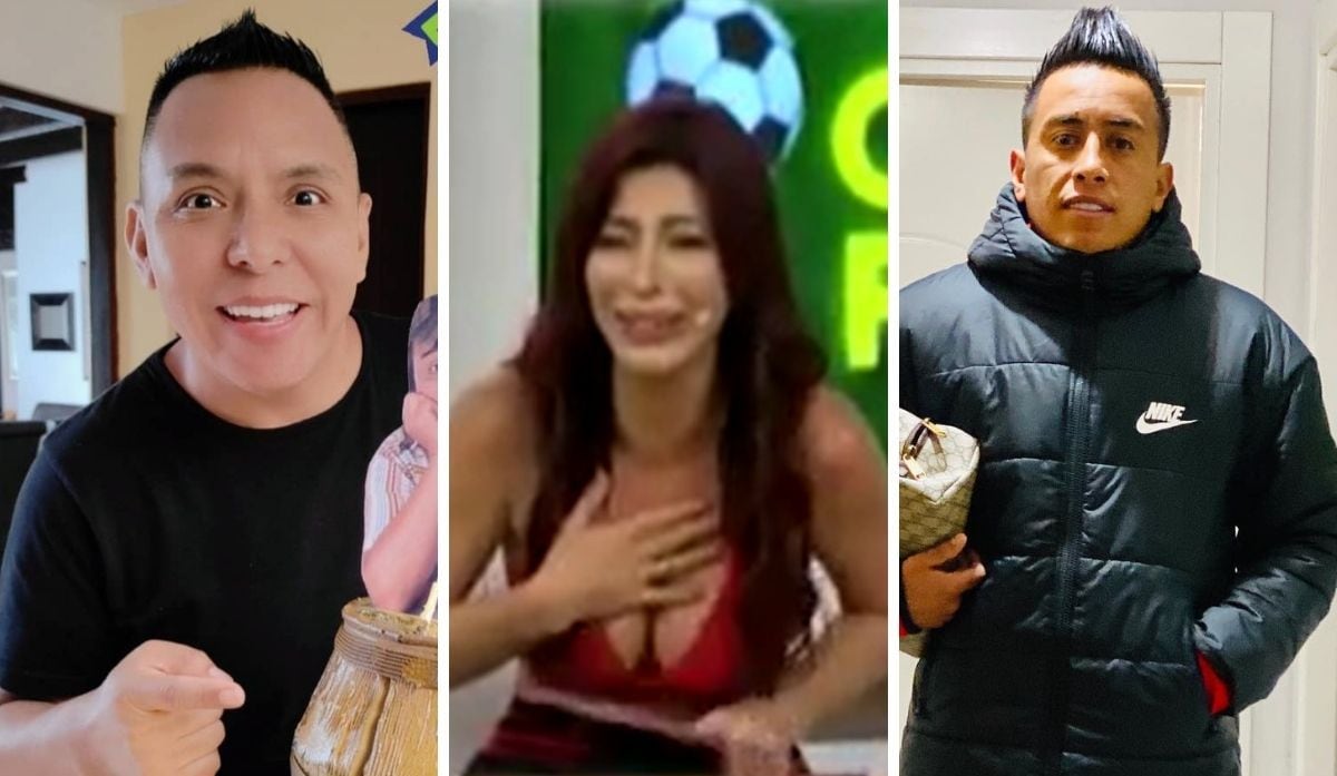 Milena Zárate confuses Christian Cueva with Edwin Sierra and reacts scared