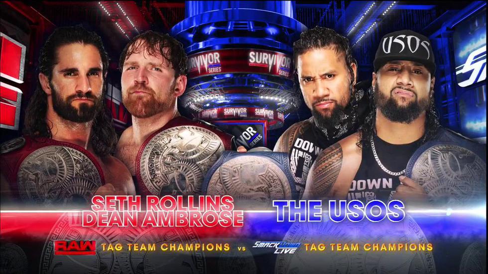 WWE Campeones de RAW y SmackDown Live se enfrentarán en Survivor