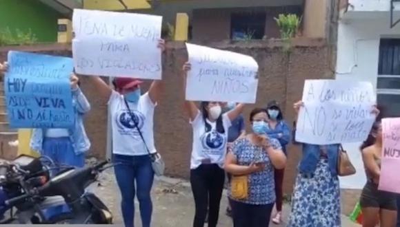 Pobladores de Tarapoto exigen justicia por terrible caso. (Radio Tropical Tarapoto)