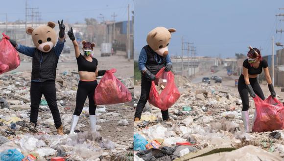 ‘Osito Lima’ y su esposa recogen desperdicios en basurales y cerros de la capital. (Fotos: José Rojas)