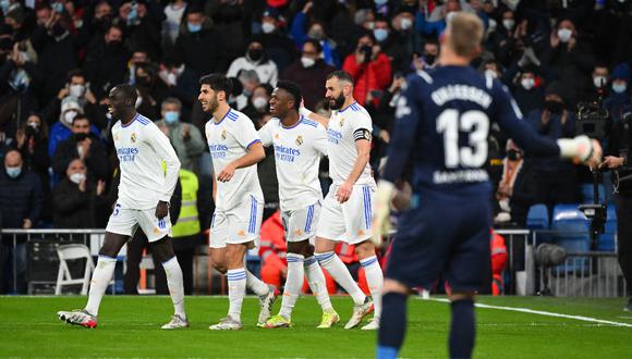 Real Madrid se sigue afianzando en la punta de LaLiga. Foto: AFP.
