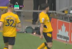 Gol de Pedro Neto para el 1-0 de Wolverhampton sobre Liverpool | VIDEO