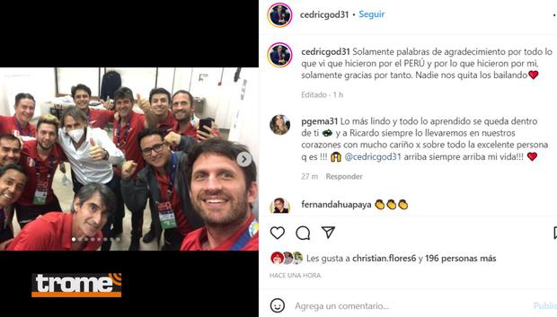 Asistente de Ricardo Gareca se despidió en rede sociales (Foto: @cedridgod31)