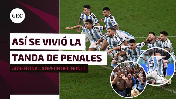 ¡Argentina campeón del mundo!: así vivieron los hinchas argentinos la emocionante tanda de penales desde Miraflores