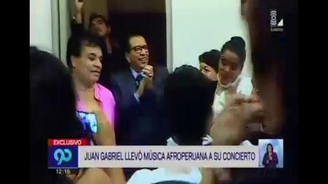 Juan Gabriel y el día que llevó música afroperuana a uno de sus shows en México.