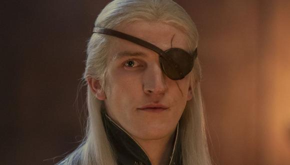 Ewan Mitchell como Aemond Targaryen en "House of the Dragon" (Foto: HBO)