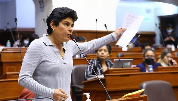 Norma Yarrow y otros legisladores de Avanza País criticaron que la OEA quiera acudir al debate de la vacancia. (Foto: Congreso)