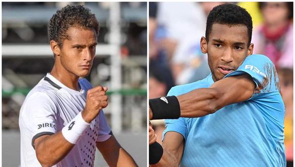Juan Pablo Varillas enfrentará a Félix Auger-Aliassime en la primera ronda de Roland Garros. (Foto: AP/Composición)