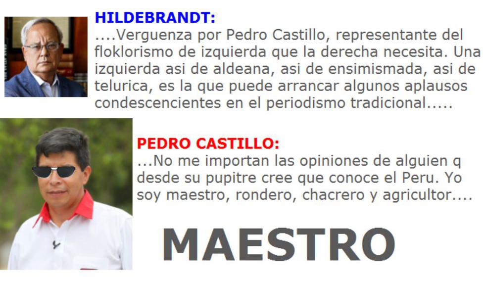 Pedro Castillo postula a la presidencia con el partido Perú Libre.