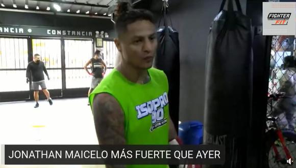 Jonathan Maicelo se prepara para volver a pelear pero usuarios le recuerdan agresión a mujer. (Foto: Captura de video)