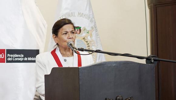 La rectora de la Universidad Nacional Mayor de San Marcos, Jeri Ramón Ruffner, declaró la nulidad de todo el proceso de admisión 2022-II. (Foto: Andina)