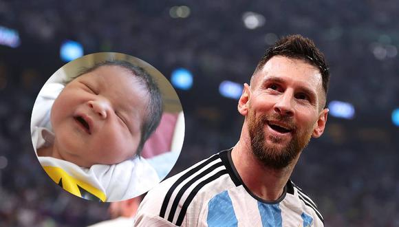 Lionel Messi y su gol que hizo que un niño sea bautizado con su nombre. Foto: Composición.