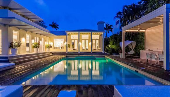 La mansión está ubicada en una exclusiva zona llamada North Bay Road Drive, donde también viven estrellas como Jennifer Lopez, Ricky Martin o Matt Damon. (Foto: The Grosby Group)