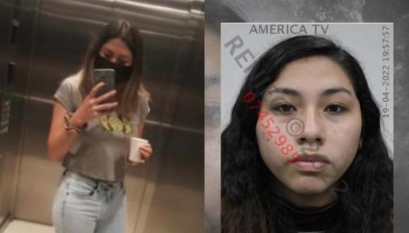 En Santa Anita. Britnehy Brizzeth Salazar Lloclla es una joven universitaria que se encuentra desaparecida desde el pasado 4 de abril. (Foto: Captura: América Noticias)