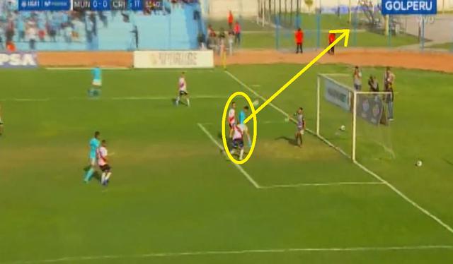 Christofer Gonzáles falló gol debajo del arco en el Sporting Cristal vs Municipal