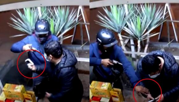 Hombre se salva de ser asaltado por tener un celular ‘viejito’. Foto: ATV Noticias S