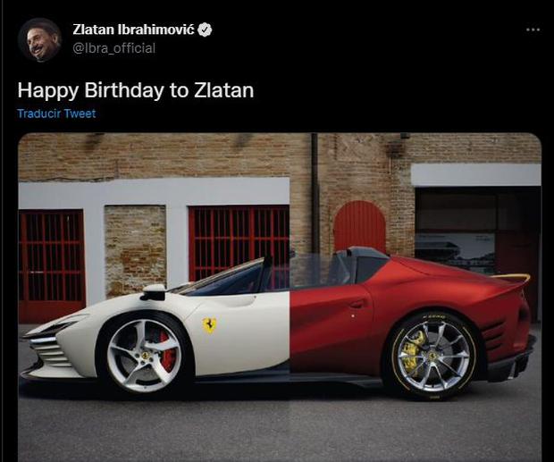 El mensaje de Zlatan Ibrahimovic por su cumpleaños. (Foto: Twitter)