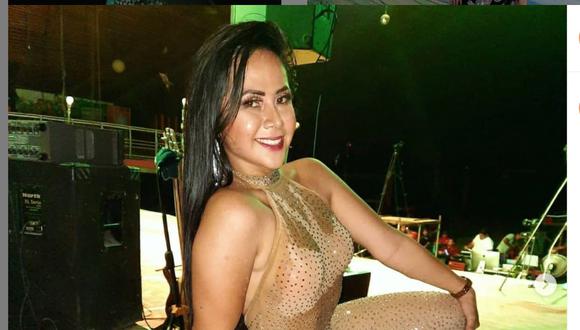 Linda  Caba, vocalista del grupo Explosión de Iquitos