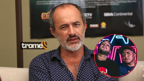 Carlos Álcantara no toleró las burlas de los comediantes de 'Hablando Huevadas' y les respondió. Foto: GEC