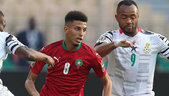 Marruecos venció a Ghana en su debut en la Copa Africana de Naciones. Foto: EFE
