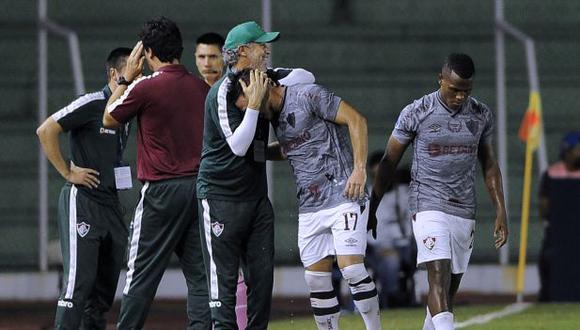 Fluminense derrotó 10-1 a Oriente Petrolero, pero igual quedó eliminado de la Copa Sudamericana. (Foto: AFP)